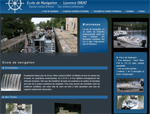 Tablet Screenshot of ecoledenavigation-dirat.com